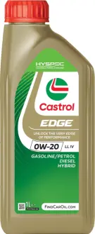 CASTROL 1л EDGE 0W-20 LL IV Олива синтетична двиг. C5, Porsche C20, VW 508.00, 509.00, Ford WSS-M2C 956-A1 castrol 15F610