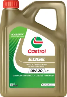 CASTROL 4л EDGE 0W-20 LL IV Олива синтетична двиг. C5, Porsche C20, VW 508.00, 509.00, Ford WSS-M2C 956-A1 castrol 15F612