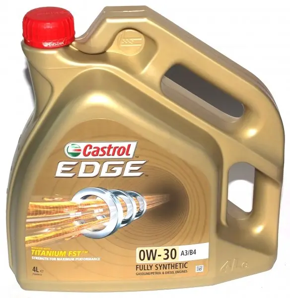 CASTROL 4л EDGE Titanium 0W-30 A3/B4 Олива синт. ACEA A3/B3, A3/B4, API SL/CF, BMW Longlife-01, MB-Approval 229.3/229.5, VW502 00/505 00 castrol EDG03344X4