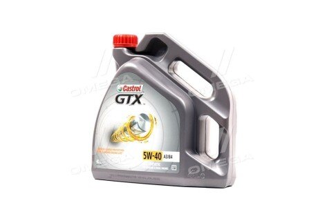 Олива моторна GTX 5W-40 A3/B4 (Каністра 4л) castrol 15E62C