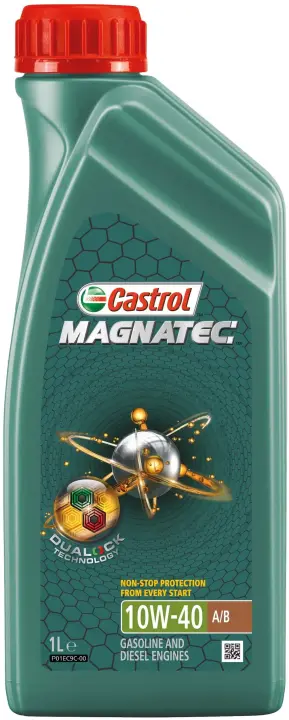 Олива моторна Magnatec 10w-40 A3/B4 (Каністра 1л) Castrol 15F097 (фото 1)