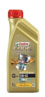 Олива моторна, EDGE 5W-40 Turbo Diesel 1L castrol 1535B5