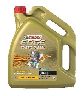 Олива моторна, EDGE 5W-40 Turbo Diesel 5L castrol 1535BD