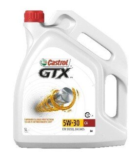 Олива моторна GTX 5W-30 C4 (5 Liter) castrol 15901B