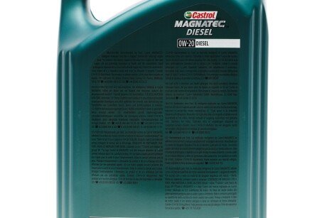 Олива моторна Magnatec Professional Diesel OW20 (5 Liter) castrol 15F73C