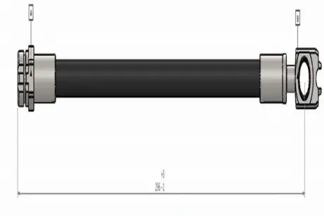 Шланг тормозной задний cavo C900 618A