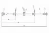 Шланг тормозной передний cavo C800450A