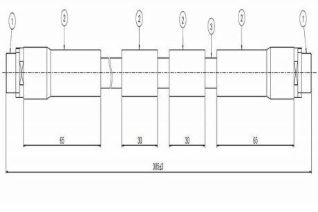 Шланг тормозной передний cavo C900 218A