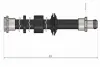 Шланг тормозной передний cavo C900505A