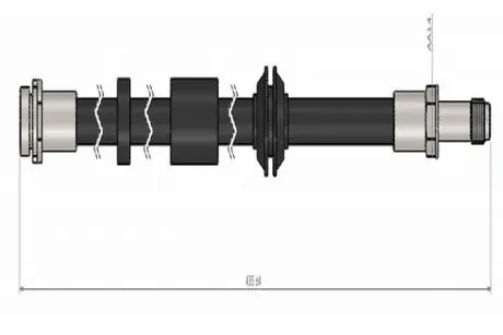Шланг гальмівний передній Cavo C900505A