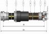 Шланг тормозной передний cavo C900 617A