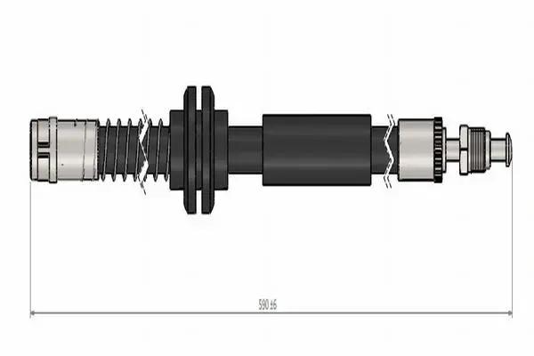 Шланг тормозной передний cavo C900 624A