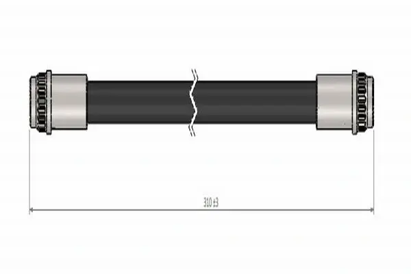 Шланг тормозной задний cavo C800178A