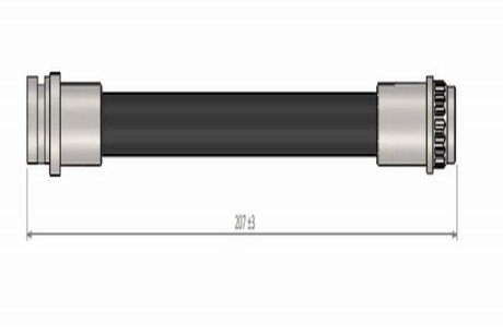 Шланг тормозной задний cavo C900 287A на Рено Лагуна 3