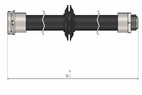 Шланг тормозной задний cavo C900 740A