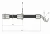 Шланг тормозной задний cavo C900957A