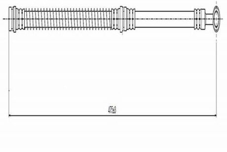 Тормозной шланг cavo C900134A на Сеат Ibiza 5