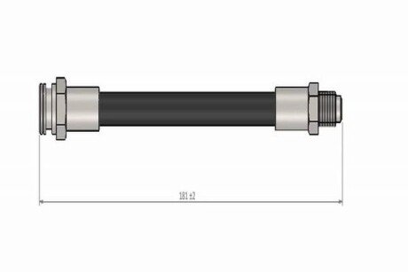 Тормозной шланг cavo C900 587A на Фиат Мультипла