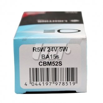 Автолампа (5W 24V BA15S) champion CBM52S