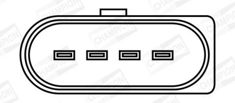 AUDI Катушка зажигания A4/A6/A8 quattro 3,7-4,2 02-. champion BAEA062E