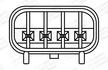 FORD котушка запалювання Mondeo 2.5/3.0 98- champion BAEA372