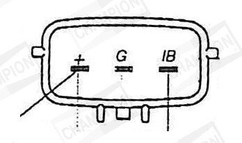 NISSAN котушка запалювання Qashqai,Note,Juke,Tiida,Micra,Renault Koleos 1.2/2.5 05- champion BAEA088E