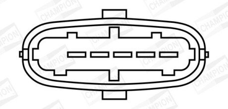OPEL котушка запалювання Corsa B/C 1,0i 96- champion BAEA358
