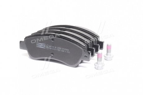 Колодка торм. диск. CITROEN C3, C4, DS3 PEUGEOT 206, 207 передн. champion 573030