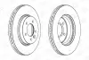 Передний тормозной диск champion 562666CH1