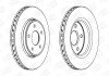 Передний тормозной диск champion 562854CH-1