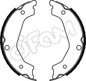 KIA Комплект барабанних колодок SORENTO I (JC) 2.5 CRDi 06-11 CIFAM 153-227