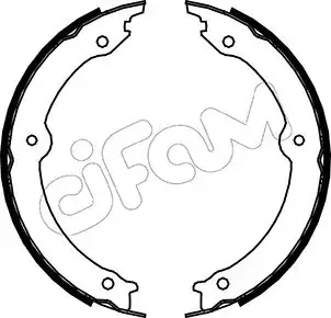 LEXUS Комплект барабанних колодок LX (_J2_) 450d (VDJ201) 15-, TOYOTA LAND CRUISER 200 (_J2_) 4.0 (GRJ200_, GRJ200R) 10- CIFAM 153451