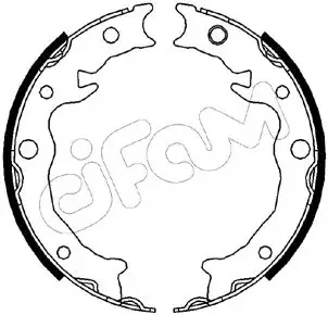 SUBARU Комплект барабанних колодок CROSSTREK (GU_) 2.0 e-BOXER Hybrid AWD 23-, FORESTER (SJ_) 2.0 AWD (SJG) 15- CIFAM 153-538