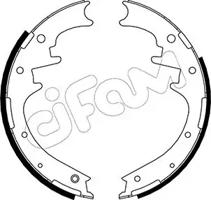 FORD Комплект барабанних колодок RANGER (ET) 2.2 07-09, MAZDA B-SERIE (UF) 1.8 91-00 CIFAM 153-561 (фото 1)