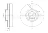 BMW Гальмівний диск передній правий 3 (G20, G80, G28) 18-, X3 (G01, F97) sDrive 18 d 18-20 CIFAM 8001868C