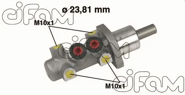 AUDI Главный тормозной цилиндр AUDI 80 1.6 -94 23.81 CIFAM 202247