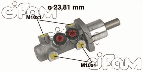 AUDI Главный тормозной цилиндр AUDI 80 1.6 -94 23.81 cifam 202-247 на Ауди А6 с4