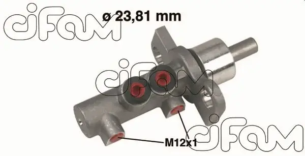 AUDI Главный тормозной цилиндр AUDI A4 1.6 95-,A6 97- 23.81 CIFAM 202-260
