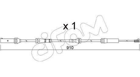 BMW датчик зносу передн. колодок G11 cifam SU350