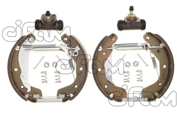 DAEWOO Комплект гальмівних колодок (барабанні) LANOS / SENS (KLAT) 1.3/1.5 97-, OPEL ASTRA F 1.4/1.6 98-02 CIFAM 151124 (фото 1)