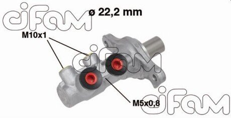 FIAT Главный тормозной цилиндр 500 07-,Panda 10-,ABARTH 500 08- cifam 202-681 на Фиат 500