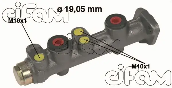 FIAT Главный тормозной цилиндр UNO 83- CIFAM 202-028