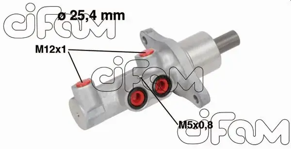 FORD Главный тормозной цилиндр (торм установка Ate, с ABS) C-MAX 07-10, FOCUS II 04-12 CIFAM 202718