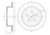 JEEP диск гальмівний задн.Cherokee 08-,Dodge Nitro 07- CIFAM 8001684C (фото 1)