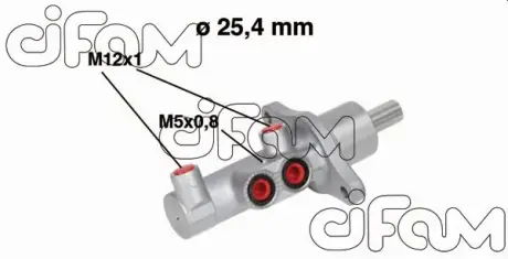MAZDA Главный тормозной цилиндр Mazda 3 03-09, 09-14 CIFAM 202543