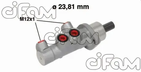 NISSAN Главный тормозной цилиндр MICRA C+C III 05-, RENAULT CLIO III 10-14 CIFAM 202587