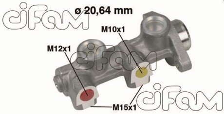 OPEL Головний гальмівний циліндр D20,64mm KADET E 1.2,1.3,1.3I 8/84- cifam 202-184 на Опель Кадет е