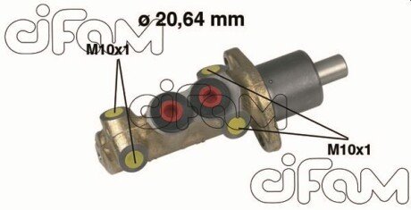 PEUGEOT Главный тормозной цилиндр CITROEN,PEUGEOT,RENAULT 20.64 cifam 202059