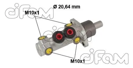 RENAULT Главный тормозной цилиндр CLIO I 96-98, MEGANE I 96-99, MEGANE I 97-01 CIFAM 202883