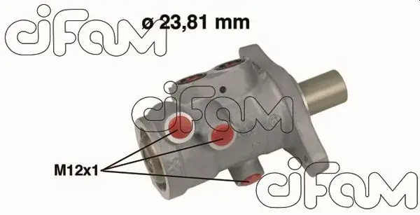 RENAULT Главный тормозной цилиндр LAGUNA II 01-05 CIFAM 202-556